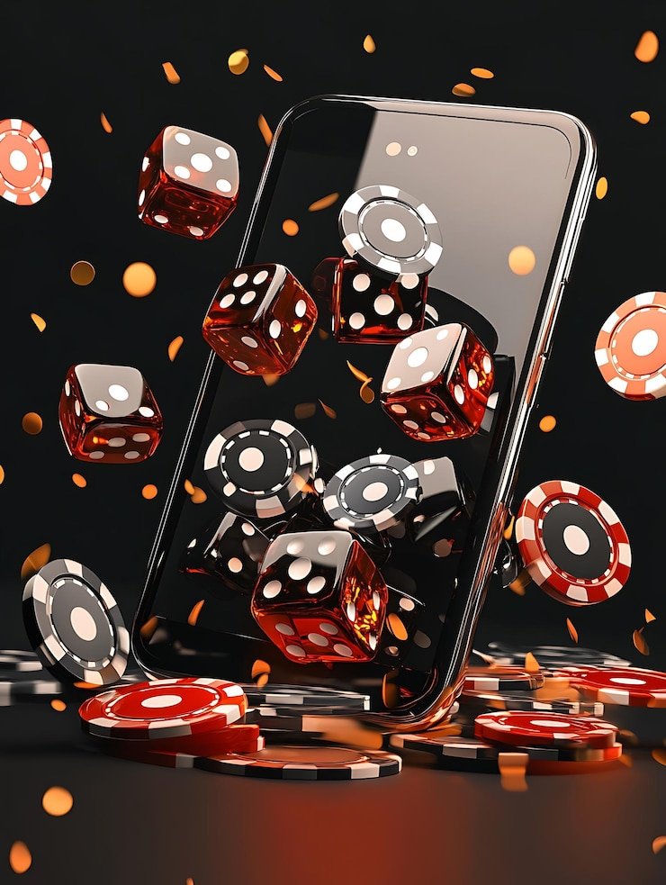 Antarmuka aplikasi mobile rajanaga777 yang responsif