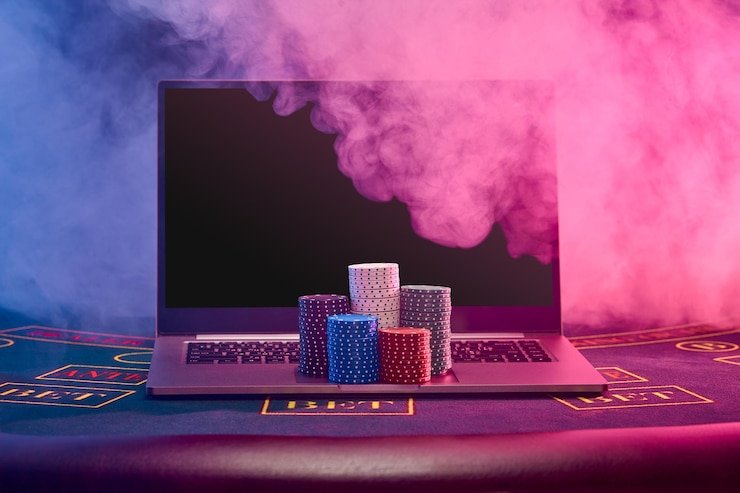 Antarmuka Monopoly Live rajanaga777 menampilkan dealer dan roda permainan
